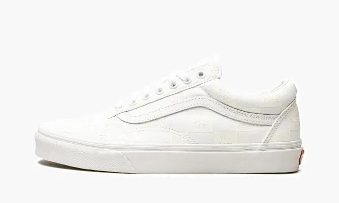 Кроссовки Vans Old Skool «Diy Checkerboard» белый