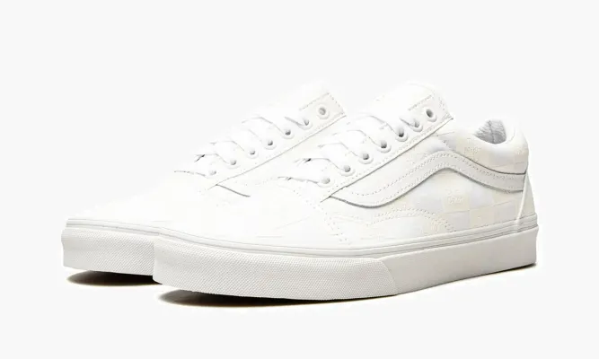 Кроссовки Vans Old Skool «Diy Checkerboard» белый