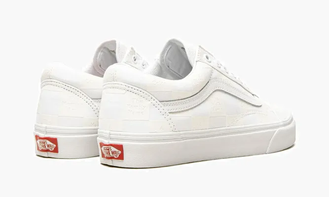 Кроссовки Vans Old Skool «Diy Checkerboard» белый