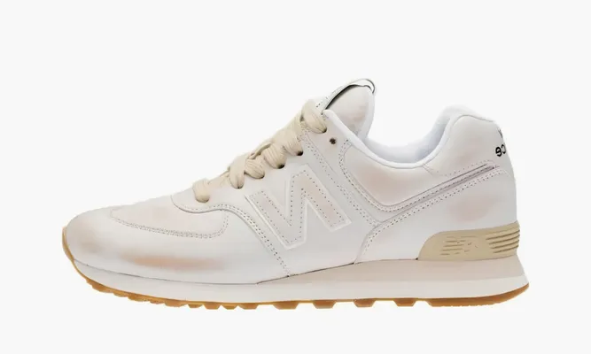 Кроссовки New Balance 574 X Miu Miu Leather «White» белый