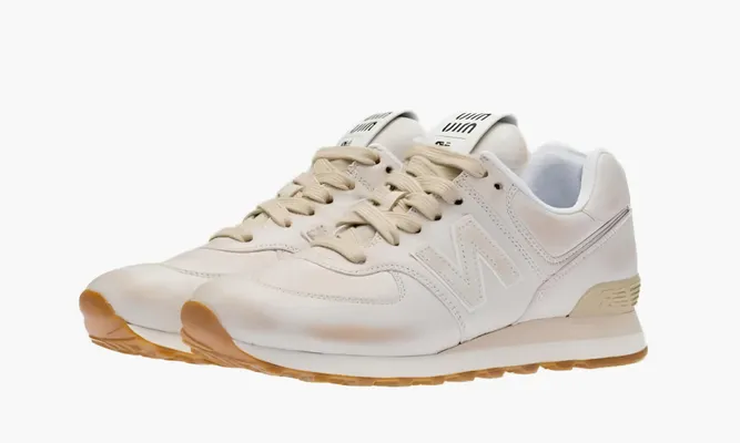 Кроссовки New Balance 574 X Miu Miu Leather «White» белый