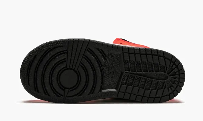 Для самых маленьких Air Jordan 1 Mid TD «Infrared 23» красный