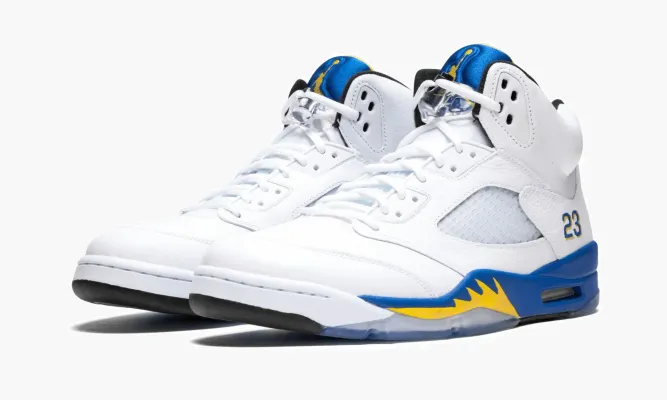 Кроссовки Air Jordan 5 Retro «Laney» белый