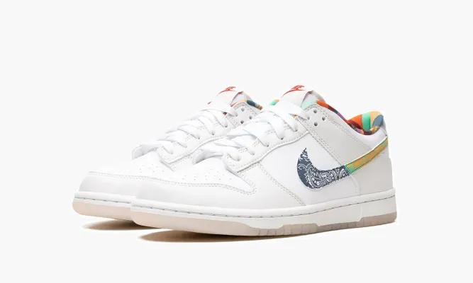 Кроссовки Nike Dunk Low GS «Multi Color Paisley» белый