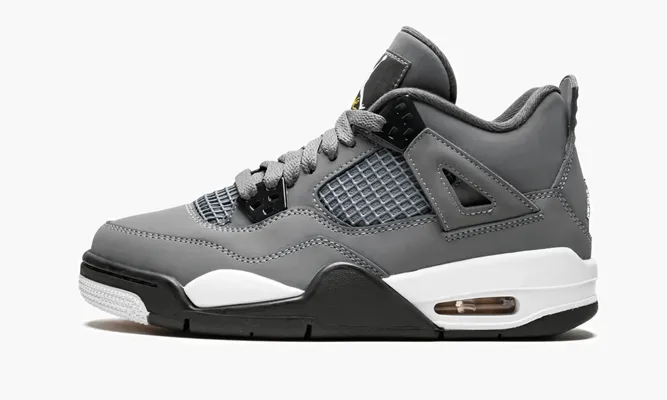Кроссовки Air Jordan 4 Retro GS «Cool Grey» серый