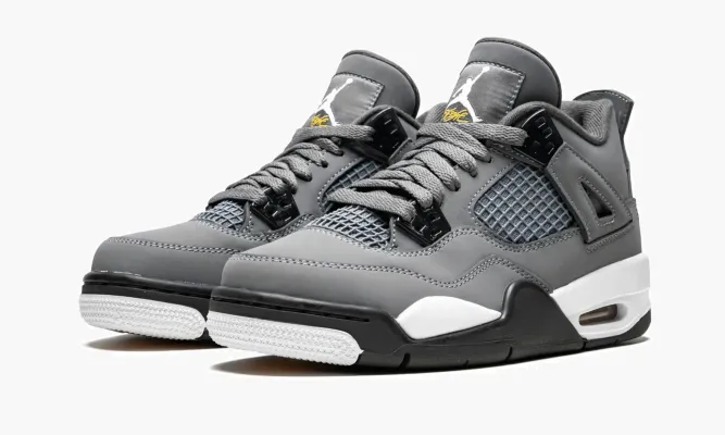 Кроссовки Air Jordan 4 Retro GS «Cool Grey» серый