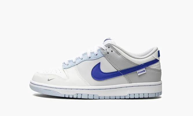 Кроссовки Nike Dunk Low GS «Ivory / Hyper Royal» бежевый