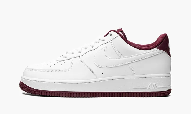 Кроссовки Air Force 1 Low '07 «White / Dark Beetroot» белый