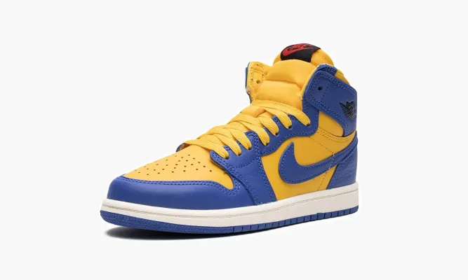 Для самых маленьких Air Jordan 1 Retro High OG PS «Reverse Laney» синий