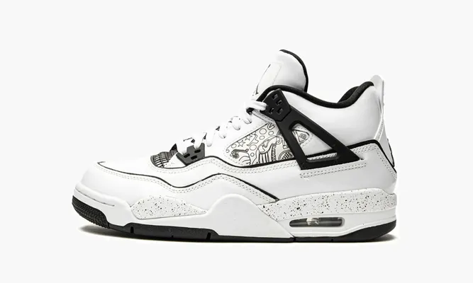 Кроссовки Air Jordan 4 Retro GS «Diy» белый