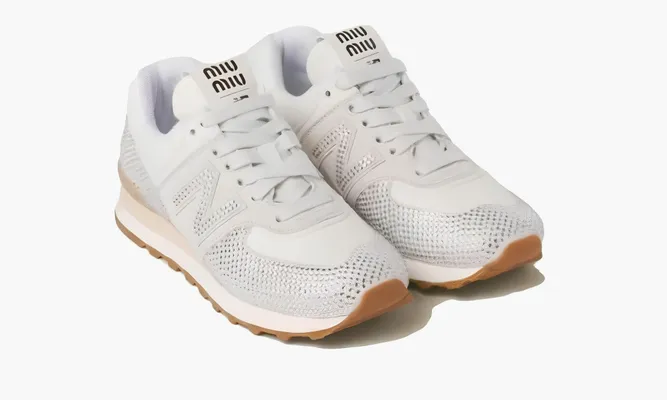 Кроссовки New Balance X Miu Miu «White» белый