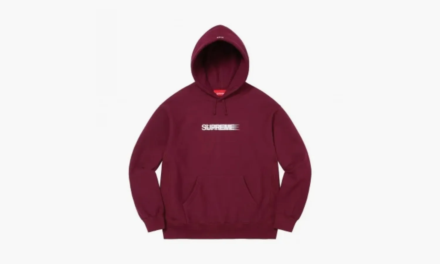 Supreme Motion Logo Hooded Sweatshirt Ss23 Burgundy