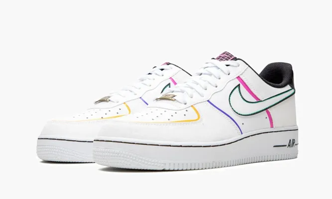 Кроссовки Air Force 1 '07 PRM «Day of the Dead» белый