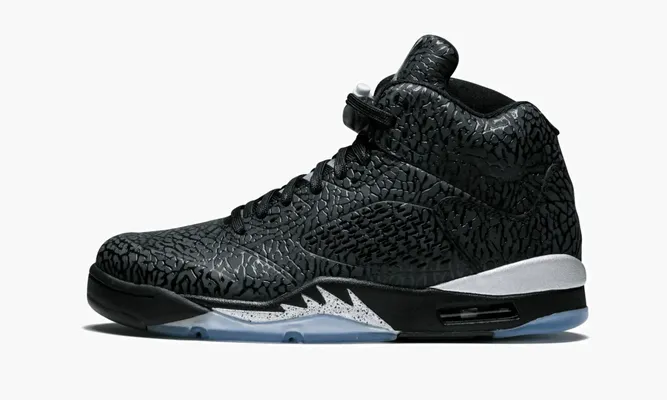 Кроссовки Air Jordan 3lab5 «Black Silver» черный