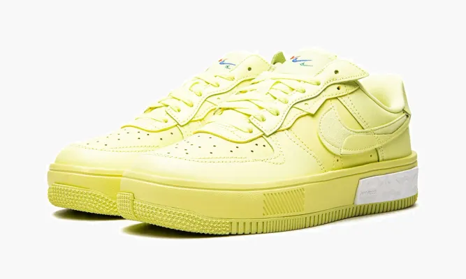 Кроссовки Air Force 1 FONTANKA MNS WMNS «Yellow Strike» зеленый