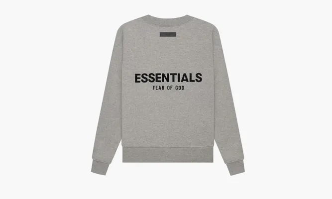 Одежда Fear of God Essentials 3M Logo Pullover Hoodie «Butter Cream» серый