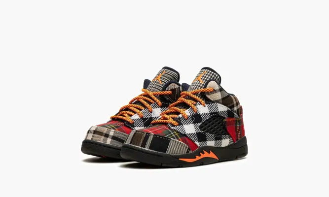Для самых маленьких Air Jordan 5 Retro TD «Plaid» черный