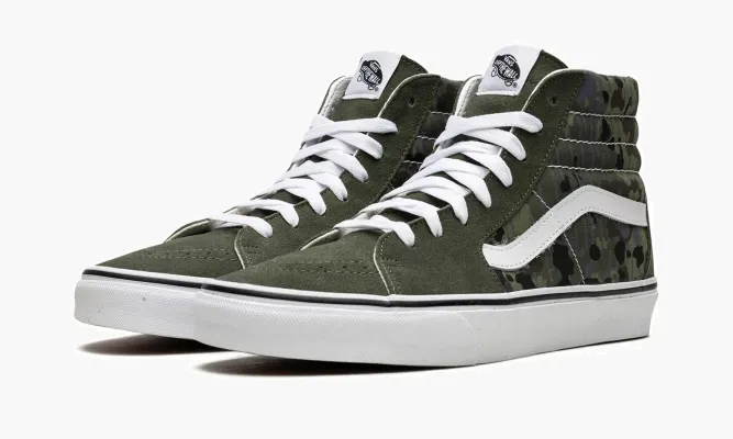 Кроссовки Vans Sk8-hi «Rain Camo Green» зеленый