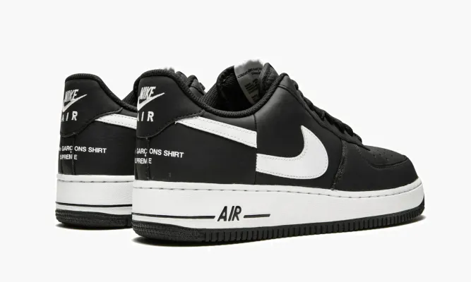 Кроссовки Air Force 1 Low «Supreme x Comme Des Garcons» черный