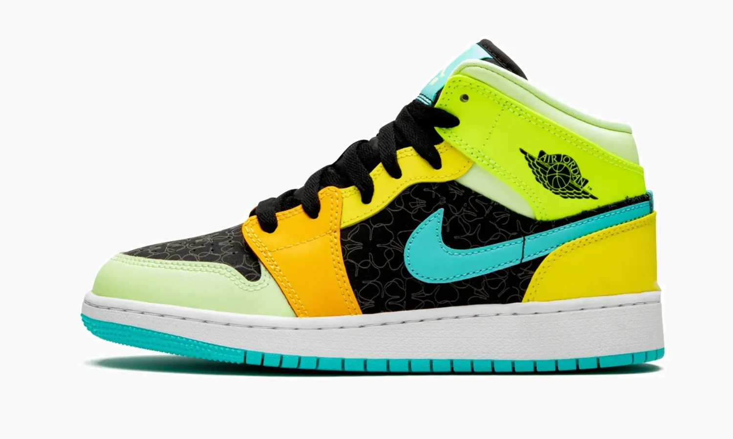 Air Jordan 1 Mid SE GS «Four Leaf Clover»