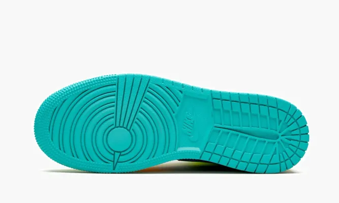 Кроссовки Air Jordan 1 Mid SE GS «Four Leaf Clover» черный