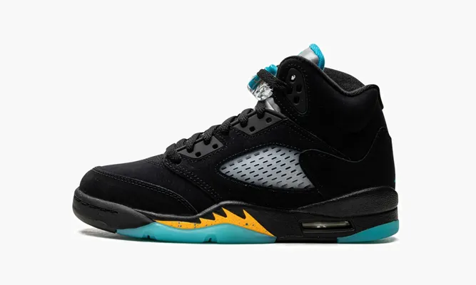 Кроссовки Air Jordan 5 GS «Aqua» черный