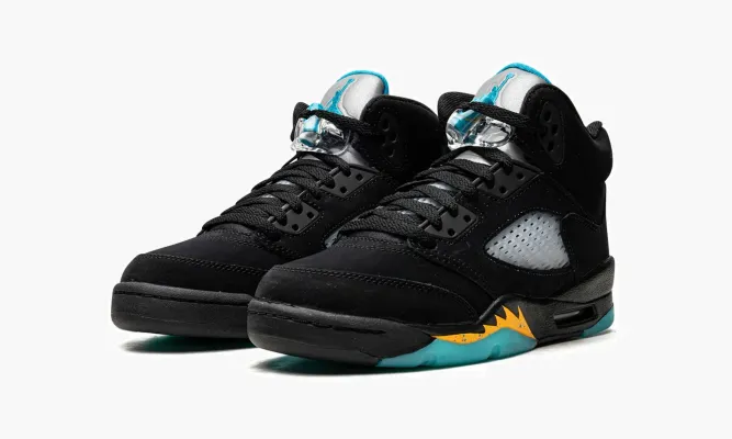 Кроссовки Air Jordan 5 GS «Aqua» черный