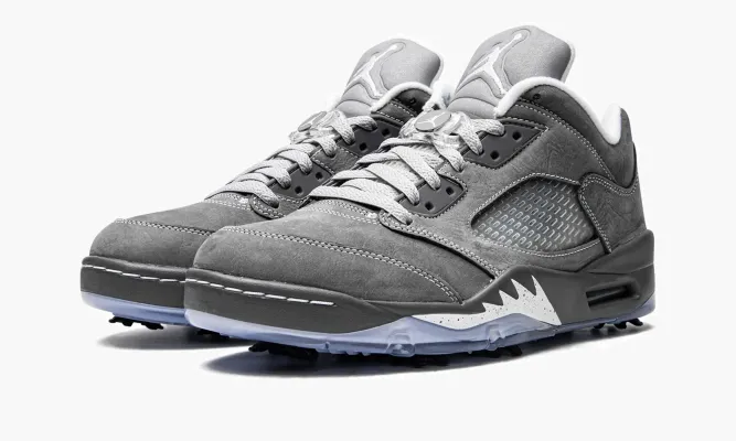 Кроссовки Air Jordan 5 Low Golf «Wolf Grey» серый