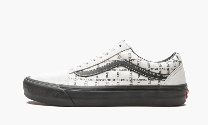 Кроссовки Vans Old Skool Pro «Supreme Grid White» белый