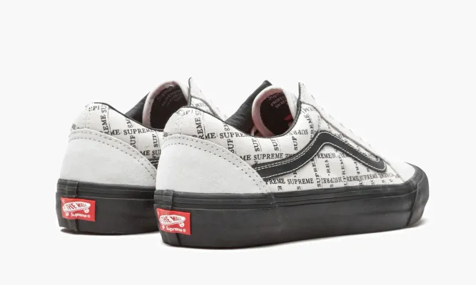 Кроссовки Vans Old Skool Pro «Supreme Grid White» белый