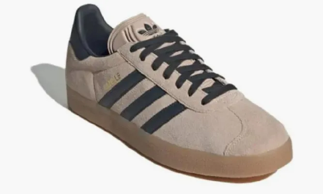 Кроссовки Adidas Gazelle «Wonder Taupe Night Indigo» бежевый
