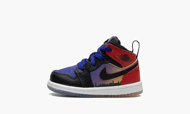 Для самых маленьких Air Jordan 1 Mid Ss TD «Skyline» черный