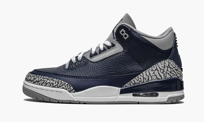 Кроссовки Air Jordan 3 Retro «Georgetown» серый