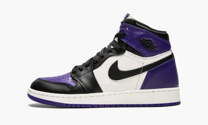 Кроссовки Air Jordan 1 Retro GS «Court Purple» фиолетовый