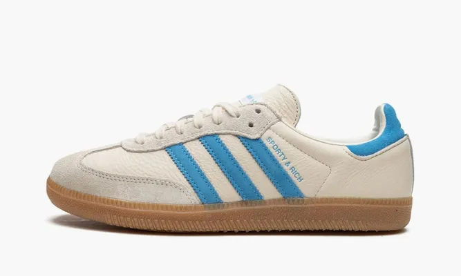 Кроссовки Adidas Samba OG «Sporty & Rich Cream Blue» lightBlue