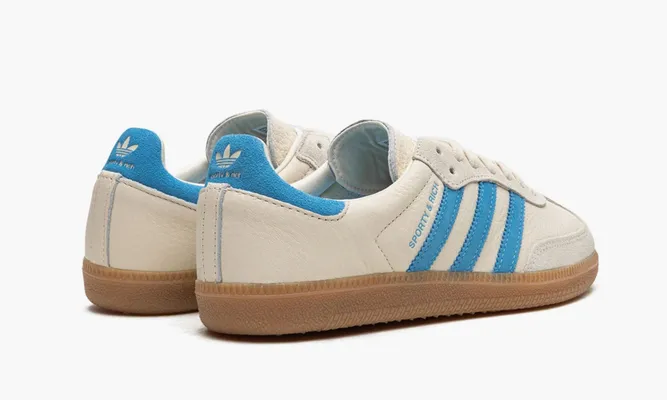 Кроссовки Adidas Samba OG «Sporty & Rich Cream Blue» lightBlue