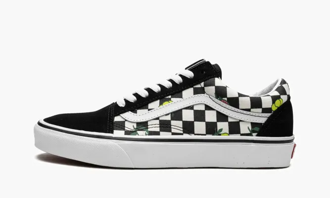 Кроссовки Vans Old Skool «Fruit Checkerboard» черный,белый