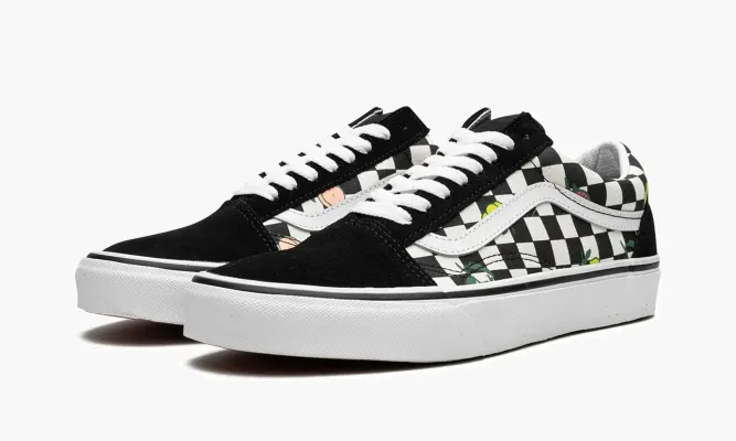 Кроссовки Vans Old Skool «Fruit Checkerboard» черный,белый