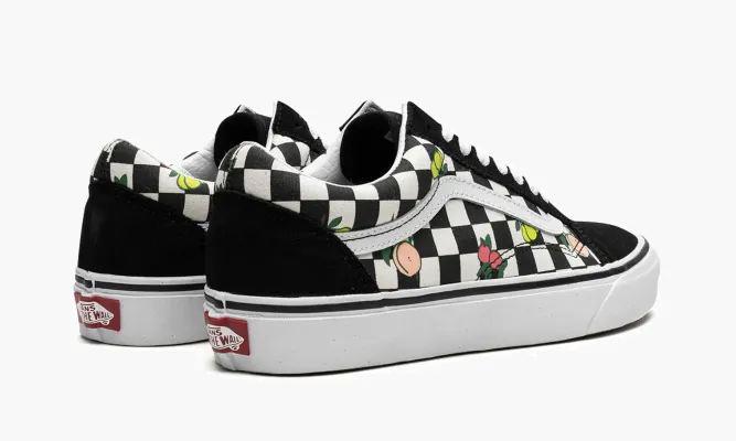 Кроссовки Vans Old Skool «Fruit Checkerboard» черный,белый
