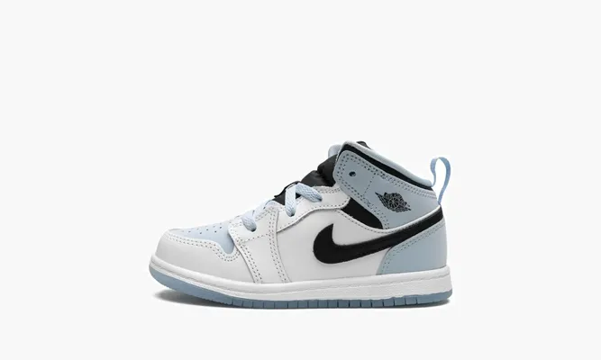 Для самых маленьких Air Jordan 1 Mid SE TD «Ice Blue» синий