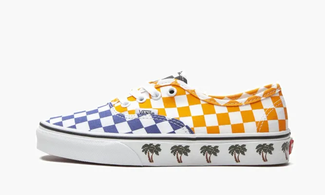 Кроссовки Vans Authentic «Sidewall - Palm Trees» разноцветный