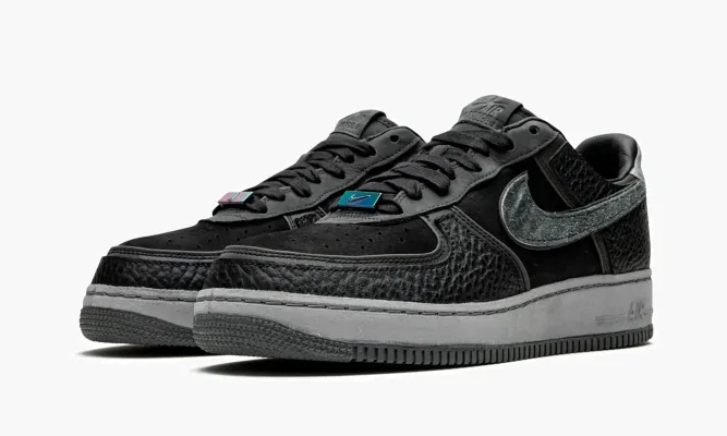 Кроссовки Air Force 1 07 / AMM «A Ma Maniere - Hand wash Cold» черный