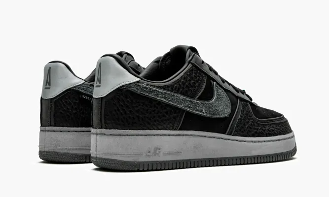 Кроссовки Air Force 1 07 / AMM «A Ma Maniere - Hand wash Cold» черный