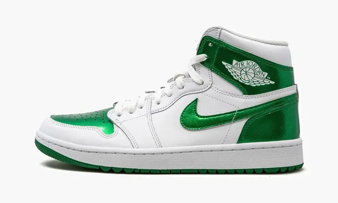 Кроссовки Air Jordan 1 High Golf «Metallic Green» зеленый
