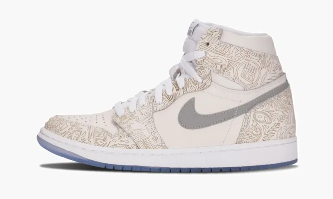 Кроссовки Air Jordan 1 Retro HI OG «Laser» бежевый