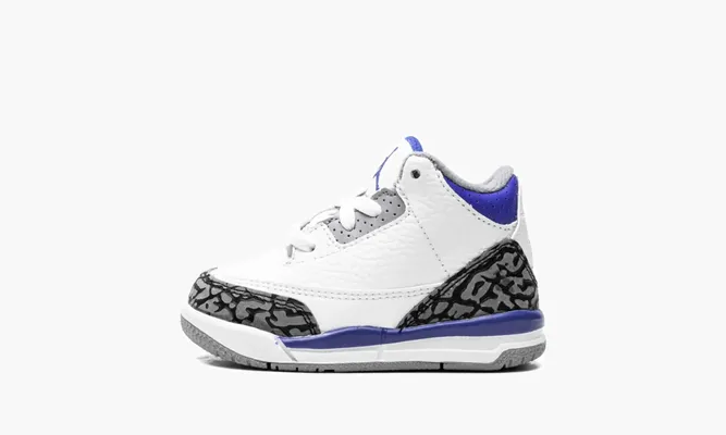 Для самых маленьких Air Jordan 3 TD «Racer Blue» черный