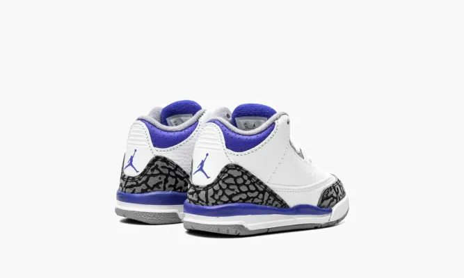 Для самых маленьких Air Jordan 3 TD «Racer Blue» черный