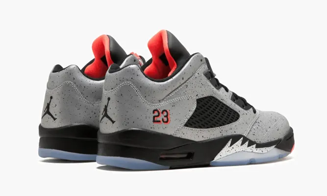 Кроссовки Air Jordan 5 Retro Low Neymar «Neymar» серый