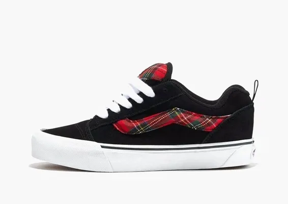 Кроссовки Vans Knu-Skool «Rave Plaid Black» черный