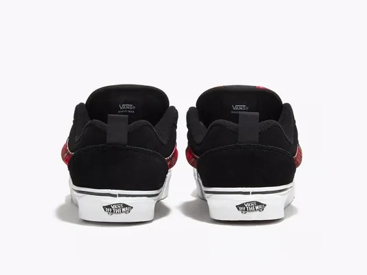 Кроссовки Vans Knu-Skool «Rave Plaid Black» черный